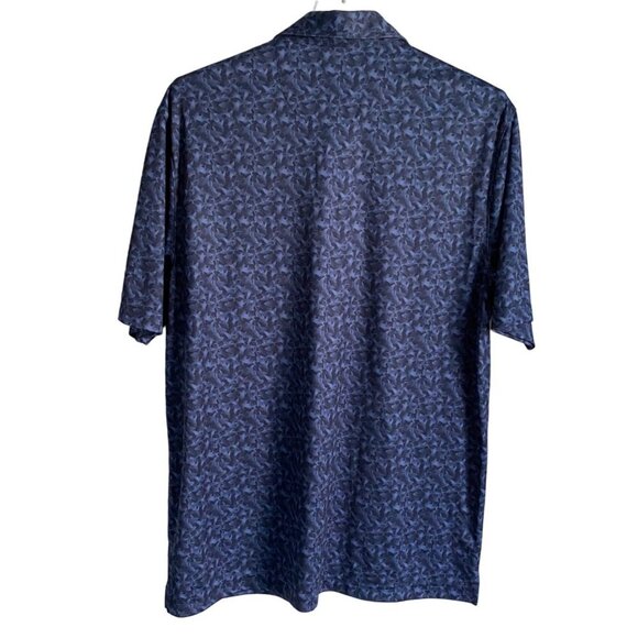 Greg Norman ML75 Play Dry Shark Print Polo Shirt Men's Medium New NWOT - Picture 6 of 9